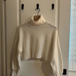 Urban Outfitters Finley Cropped Turtleneck Sweater